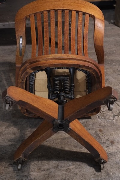 fauteuil de bureau us vintage fauteuil de bureau ancien US 1930 americain brocante